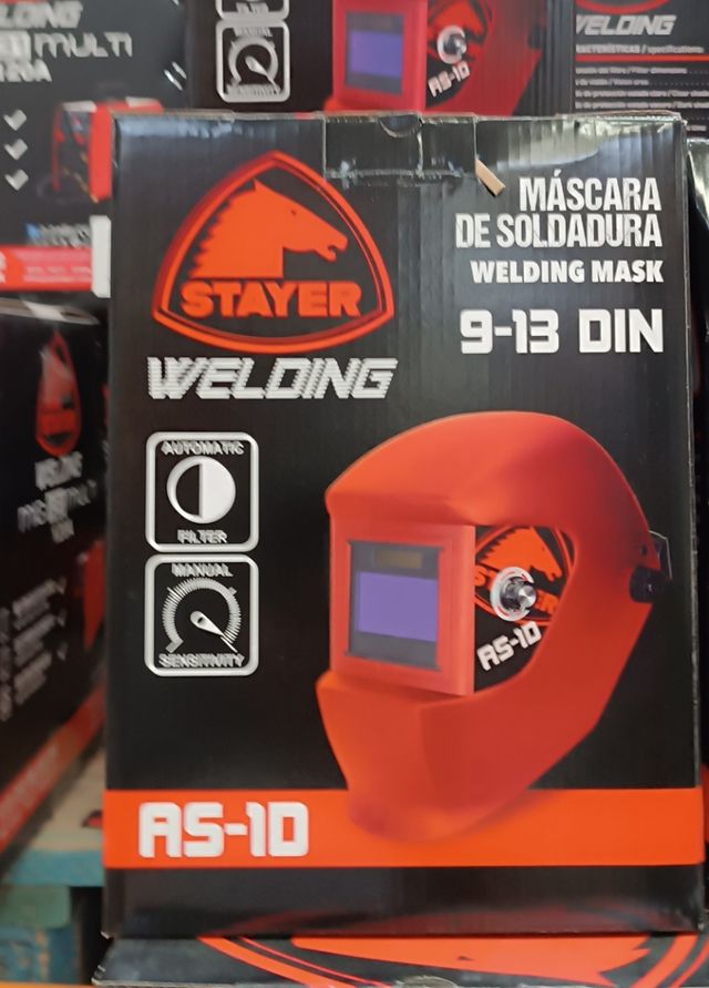 Máscara Careta Soldadura Stayter RS-10 - 9-13 DIN