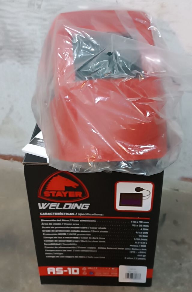 Máscara Careta Soldadura Stayter RS-10 - 9-13 DIN