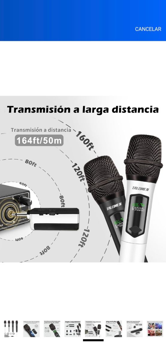 Micro inalambrico K60 x4 + receptor