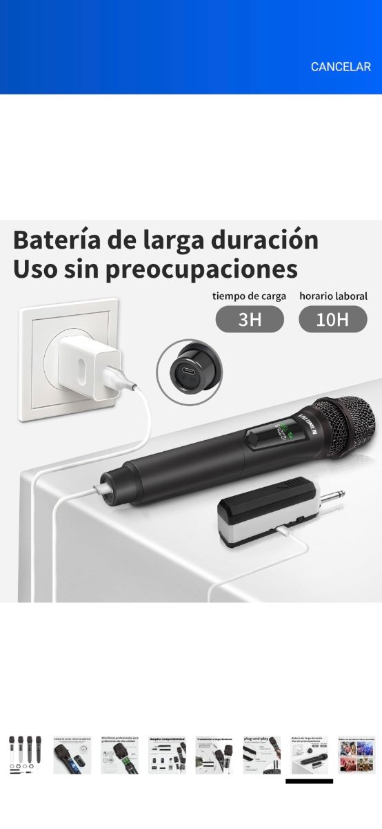 Micro inalambrico K60 x4 + receptor