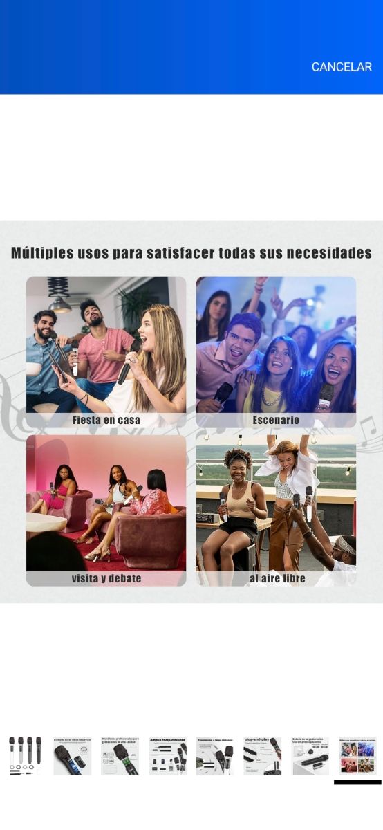 Micro inalambrico K60 x4 + receptor