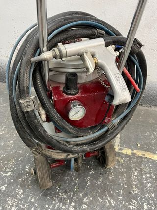 Arenadora de precisión centrino con compresor