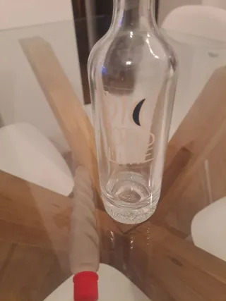 Portacandela e candela in vetro