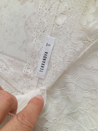 Vestito Terranova bianco tg S
