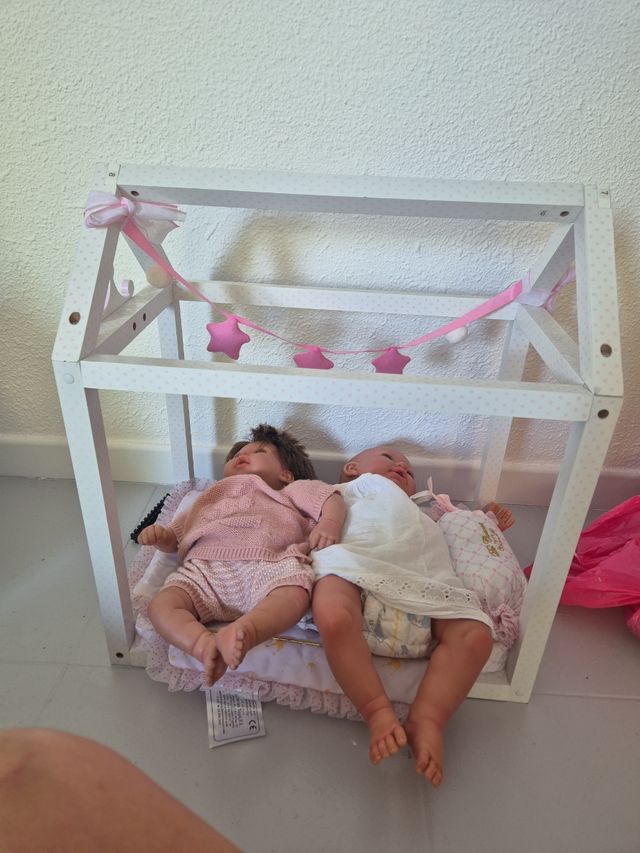 2 reborn Arias & Antonio Juan + cama