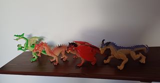 4 Draghi Giocattolo - Nuovi