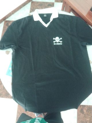 Camiseta St Pauli - Negra c/Blanco