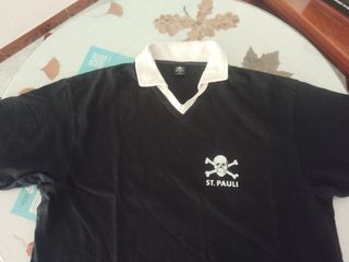 Camiseta St Pauli - Negra c/Blanco