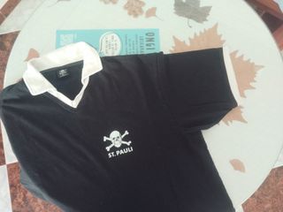 Camiseta St Pauli - Negra c/Blanco