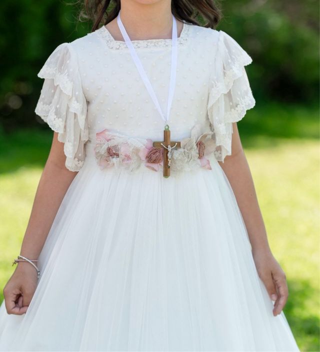 Vestido comunión niña talla 8 - Amaia