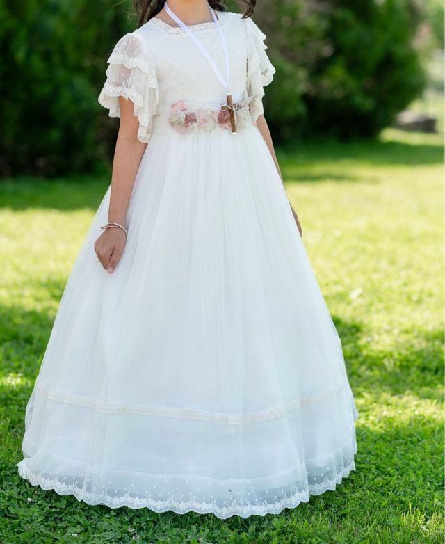 Vestido comunión niña talla 8 - Amaia