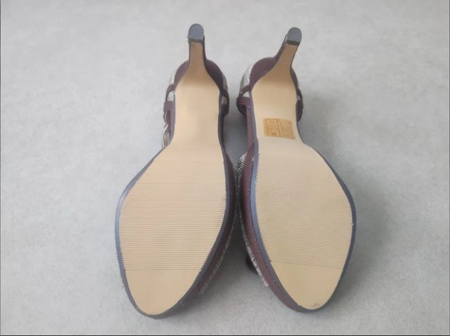 Zapatos beige y marrón 38 sin estrenar