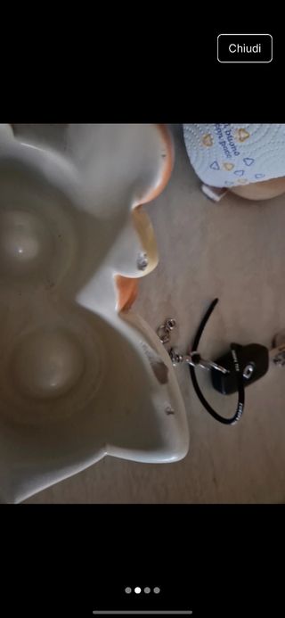 Portabicchieri Gallo Ceramica