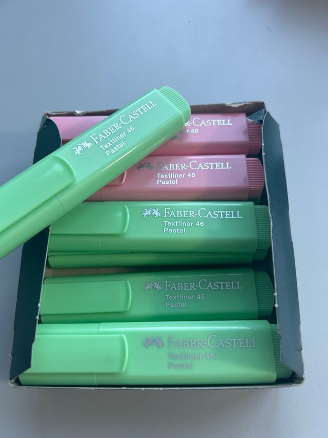 10 Rotuladores Faber-Castell Textliner 46 Pastel