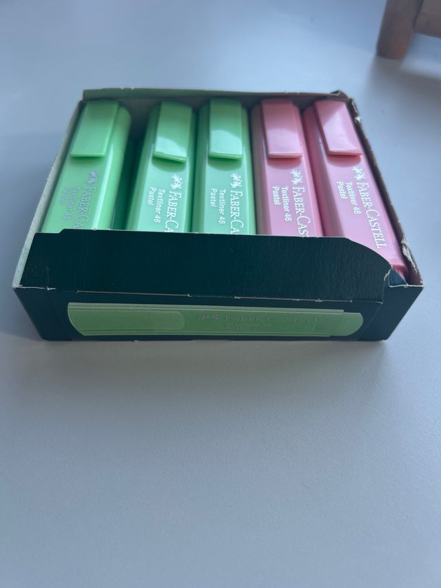 10 Rotuladores Faber-Castell Textliner 46 Pastel