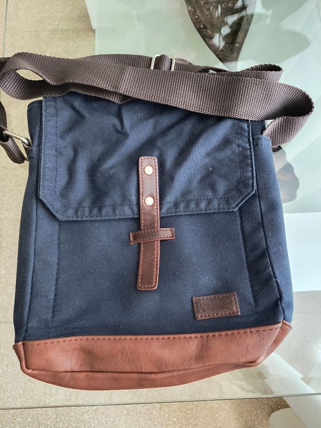 Bandolera Springfield azul marino
