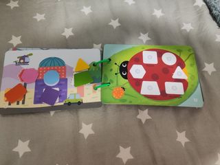 Lote de libros + puzzles infantiles 