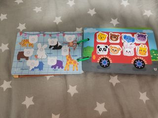 Lote de libros + puzzles infantiles 