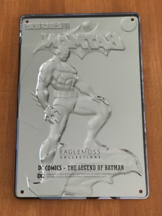 Placa Metalica Batman It Begins Here