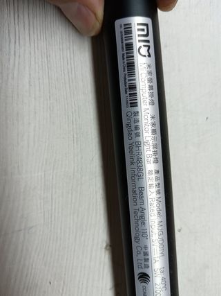 Luz escritorio LED inalámbrica negra