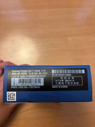 Samsung T7 Shield SSD 2TB