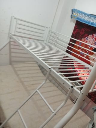 Litera Matrimonio Metálica - Blanca/Gris