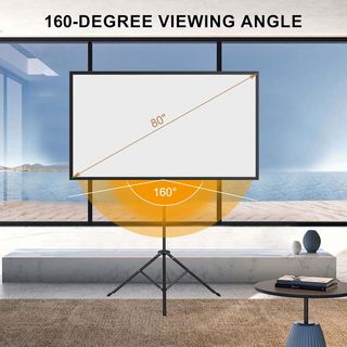 Telo Proiettore con Treppiede 80 Pollici Portatile