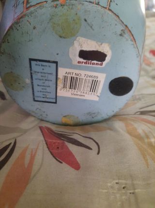 Jarrón azul cerámico vietnamita