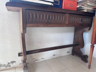 Mesa recibidor madera - Rústica