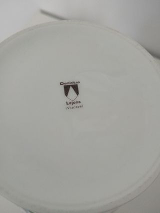Jarrón Lladró porcelana azul y blanco