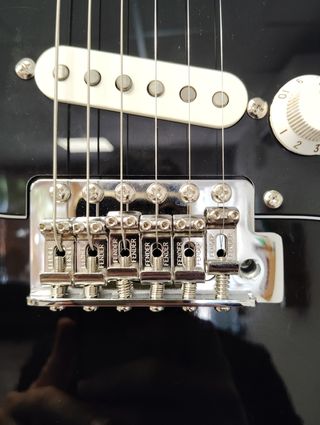 Guitarra eléctrica Stratocaster.