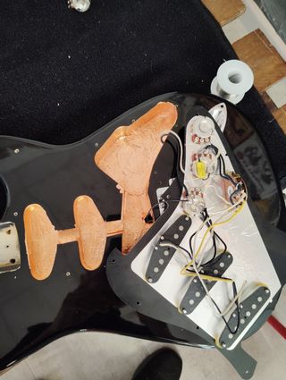 Guitarra eléctrica Stratocaster.