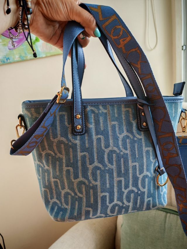 Ocasión! Estiloso bolso azul