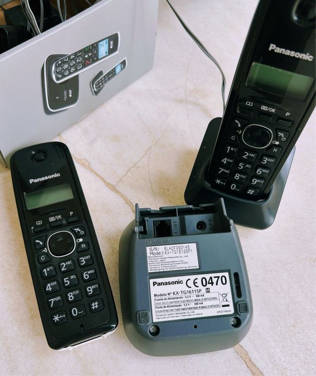 2 Teléfonos inalámbricos Panasonic KX-TG16115P