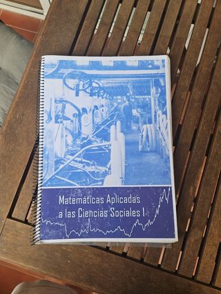 Matemáticas aplicadas a las ciencias sociales I