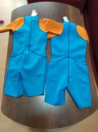 Dos Trajes neopreno niño/niña 6 años Tribord