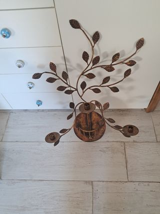 Candelabro 3 luci stile shabby chic