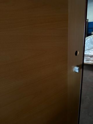 Puerta Blindada  madera maciza
