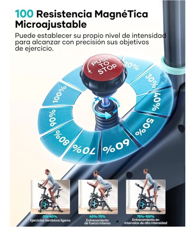 Bicicleta estática Topolure