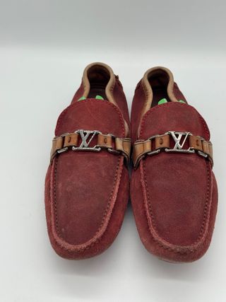Zapatos Louis Vuitton- Marrón y Rojo