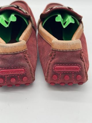 Zapatos Louis Vuitton- Marrón y Rojo