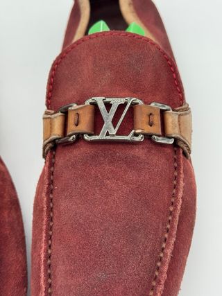Zapatos Louis Vuitton- Marrón y Rojo