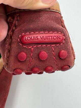 Zapatos Louis Vuitton- Marrón y Rojo