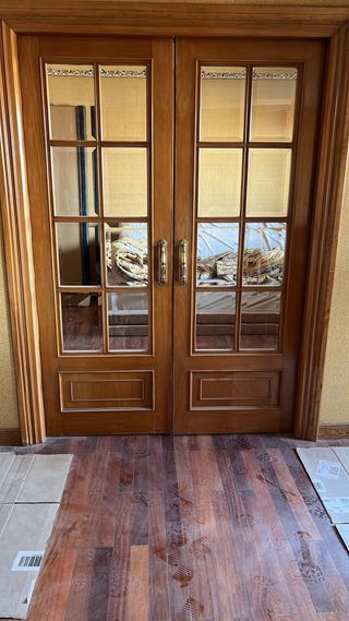 Puertas correderas  madera clásicas