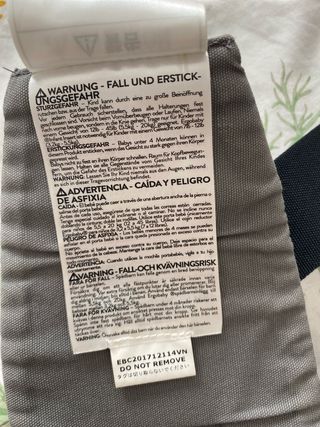 Ergobaby Portabebés Gris