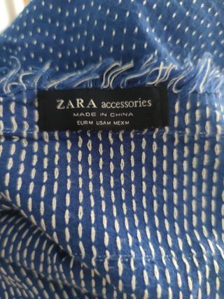 Pareo Zara azul
