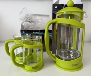 Cafetera y 2 tazas BergHOFF - Verde