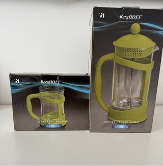 Cafetera y 2 tazas BergHOFF - Verde