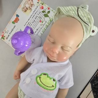 Bebé reborn silicona platino