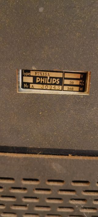 Radio tocadiscos Philips FX715A --Vintage años 60